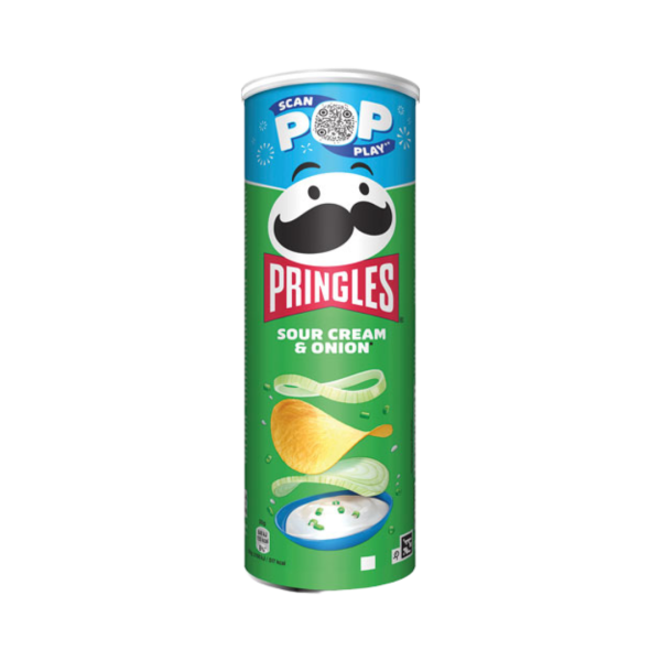 Pringles Sour Cream und Onion, 165g